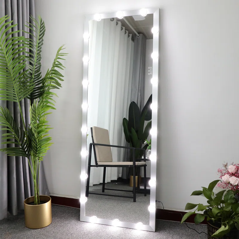 Hollywood Full Length Mirror With Lights Full Body Vanity Mirror