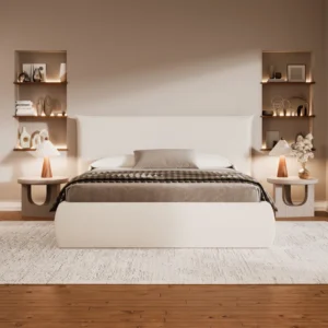 June King Upholstered Bed